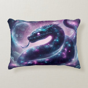 Coussins Décoratifs Zodiaque Galaxie Astrologie Serpent Cosmique