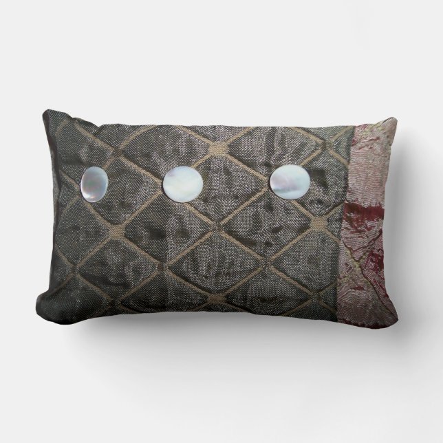 Coussins des boutons soie n perle (Recto)