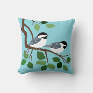 Coussins d'oiseau de Chickadee