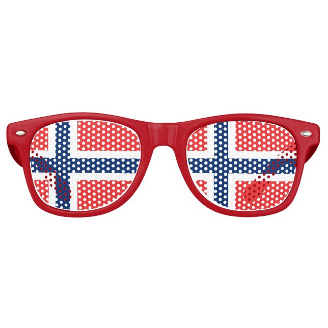 Coussins du Parti et lunettes de soleil Norvège /  (Devant)