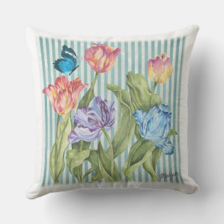 Coussins extérieurs en été