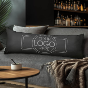 Coussins Longs Ajouter Votre Logo Entreprise Moderne Minimaliste