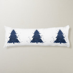 Coussins Longs Arbre de Noël Moody Classy Dark Navy Bleu