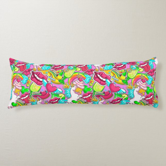 Coussins Longs Art pop (Devant)