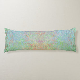Coussins Longs Automne Dawn Neon Pastel Encre d'alcool Abstraite