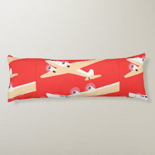 Coussins Longs Avion volant Vintage WPA coloré