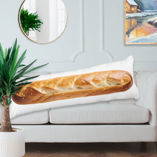 Coussins Longs Baguette Drôle Personnalisée