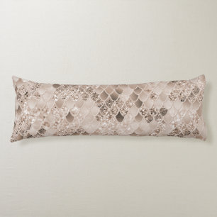 Coussins Longs Balances de sirène Brown beige souple Glam 1