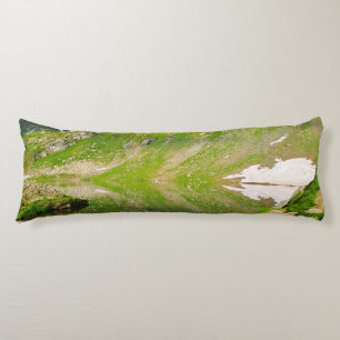 Coussins Longs Balea Lake Mountain Slope – Romania Alpine Print