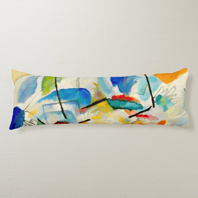 Coussins Longs Bataille navale de Kandinsky 1913 (Devant)