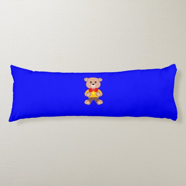 Coussins Longs Bear Blue (Devant)