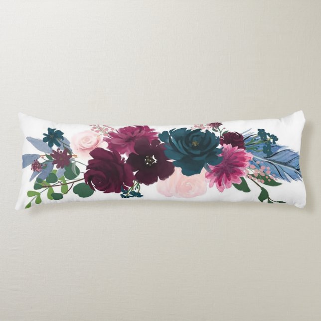 Coussins Longs Beau Bouquet de fleurs (Devant)
