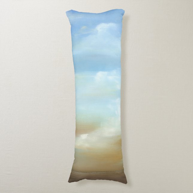 Coussins Longs Beau ciel avec les nuages pelucheux (Devant (Vertical))