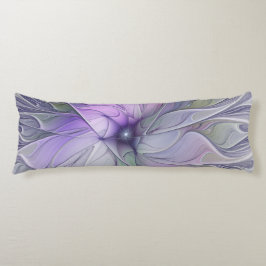 Coussins Longs Beauté étonnante Fleur d'art Abstrait fractal mode