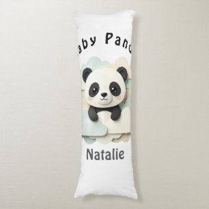 Coussins Longs Bébé Panda Plié   Origami Mignon 