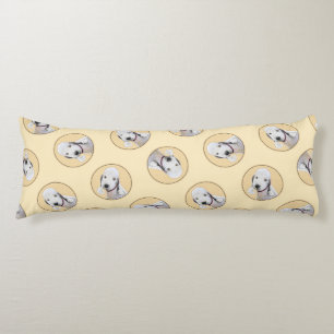 Coussins Longs Bedlington Terrier Peinture Sandy Color Chien Art