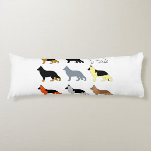 Coussins Longs berger allemand toutes les couleurs silos