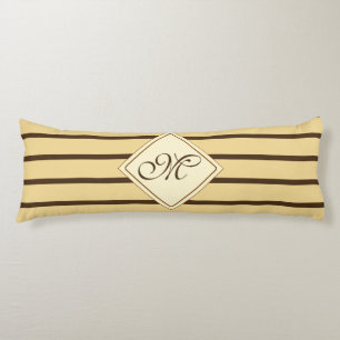 Coussins Longs BG Stripes Motif wwige + votre monogramme