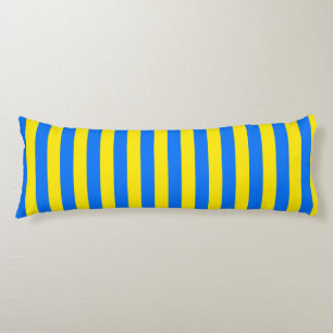 Coussins Longs Bleu et jaune