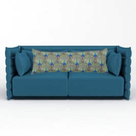 Coussins Longs Blue Peacock Plumlow Photo Motif Oreiller