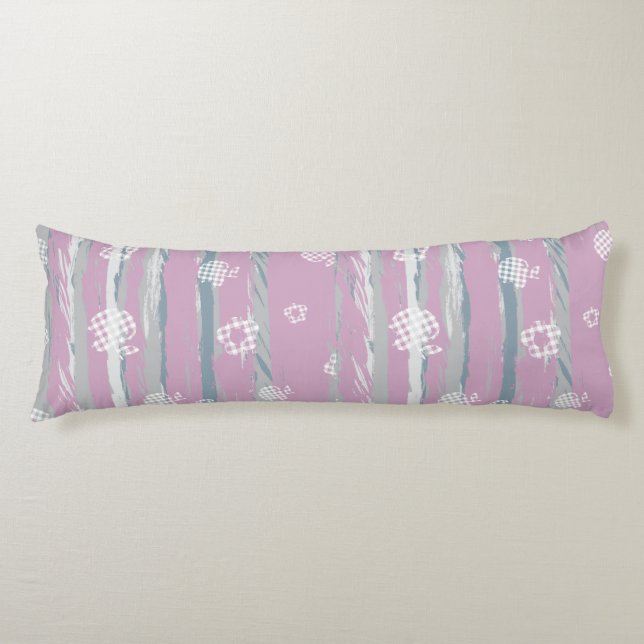 Coussins Longs Body Pillow – Gingham Orchard (Devant)