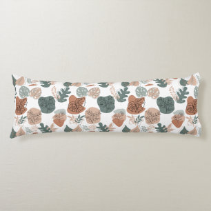 Coussins Longs BOHO Motif esthétique A12x4.blanc