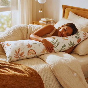 Coussins Longs Boho Rainbow Désert Succulent et Tournesol