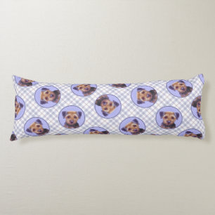 Coussins Longs Bordure Terrier Peinture mignonne Original Animal 