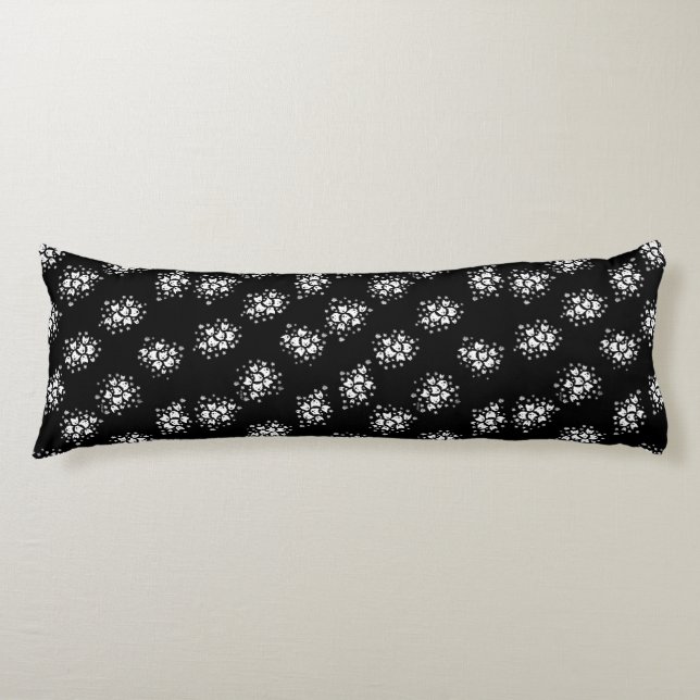 Coussins Longs Bouquet KiniArt Westie (Devant)