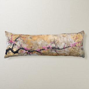 Coussins Longs Branche de cerisier fleuri