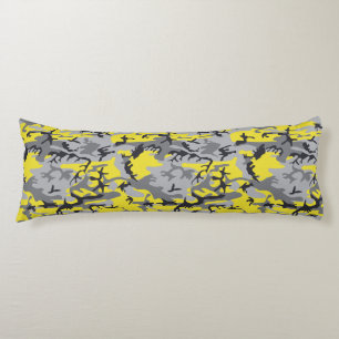 Coussins Longs Camouflage jaune et gris, Militaire, Armée