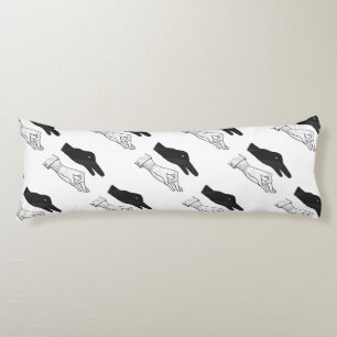 Coussins Longs Canard Silhouette main