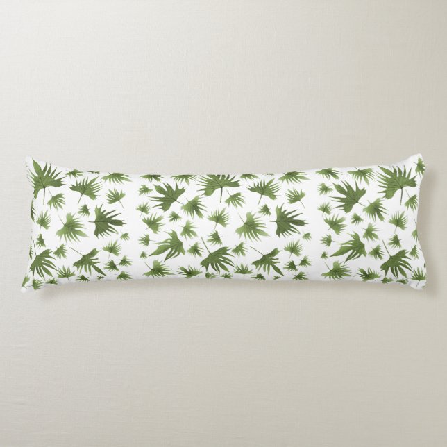 Coussins Longs Canary Vine Feuilles (Devant)