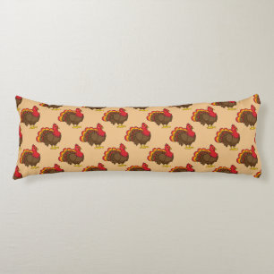 Coussins Longs Caricature mignonne Turquie