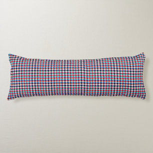 Coussins Longs Carreaux Chien Plaid