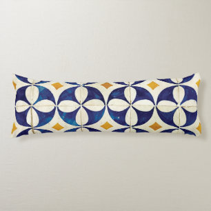 Coussins Longs Carreaux portugais - Azulejo Motif Design