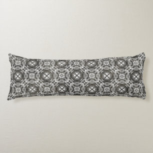 Coussins Longs Carrelage gris et blanc