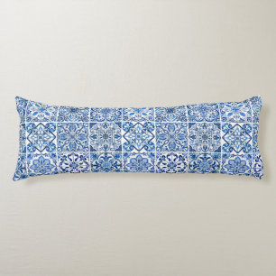 Coussins Longs Carrelage méditerranéen, Portugais, Azulejo, Majol