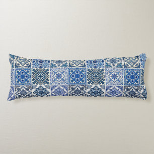 Coussins Longs Carrelage méditerranéen, Portugais, Azulejo, Majol