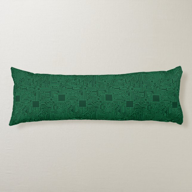 Coussins Longs Carte d'ordinateur (Devant)