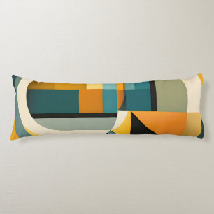 Coussins Longs Cercles et rectangles d'abstraction géométriques r