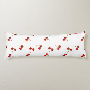 Coussins Longs Cerise Rouge