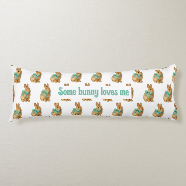 Coussins Longs Certain lapin m'aime (Devant)