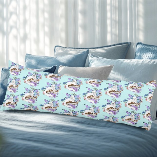Coussins Longs Champignon de chat fée blanche (Créateur téléchargé)