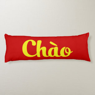 Coussins Longs Chào / Bonjour ~ Vietnam / Vietnamien / Tiêt ng 