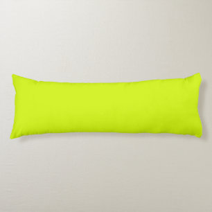 Coussins Longs Chartreuse Jaune (couleur unie)