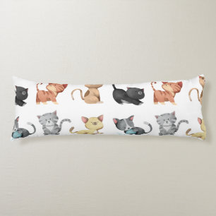 Coussins Longs Chatons mignons