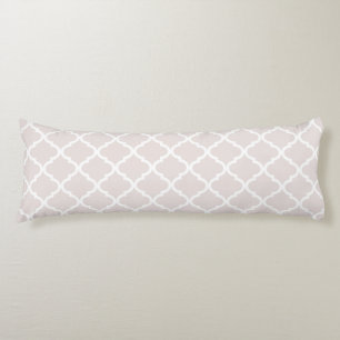 Coussins Longs Chic Presque Mauve Big Moraccan Quatrefoil Motif