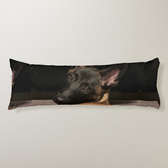 Coussins Longs Chien malinois (Devant)