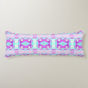 Coussins Longs Chintz bohème 115 Turquoise violet